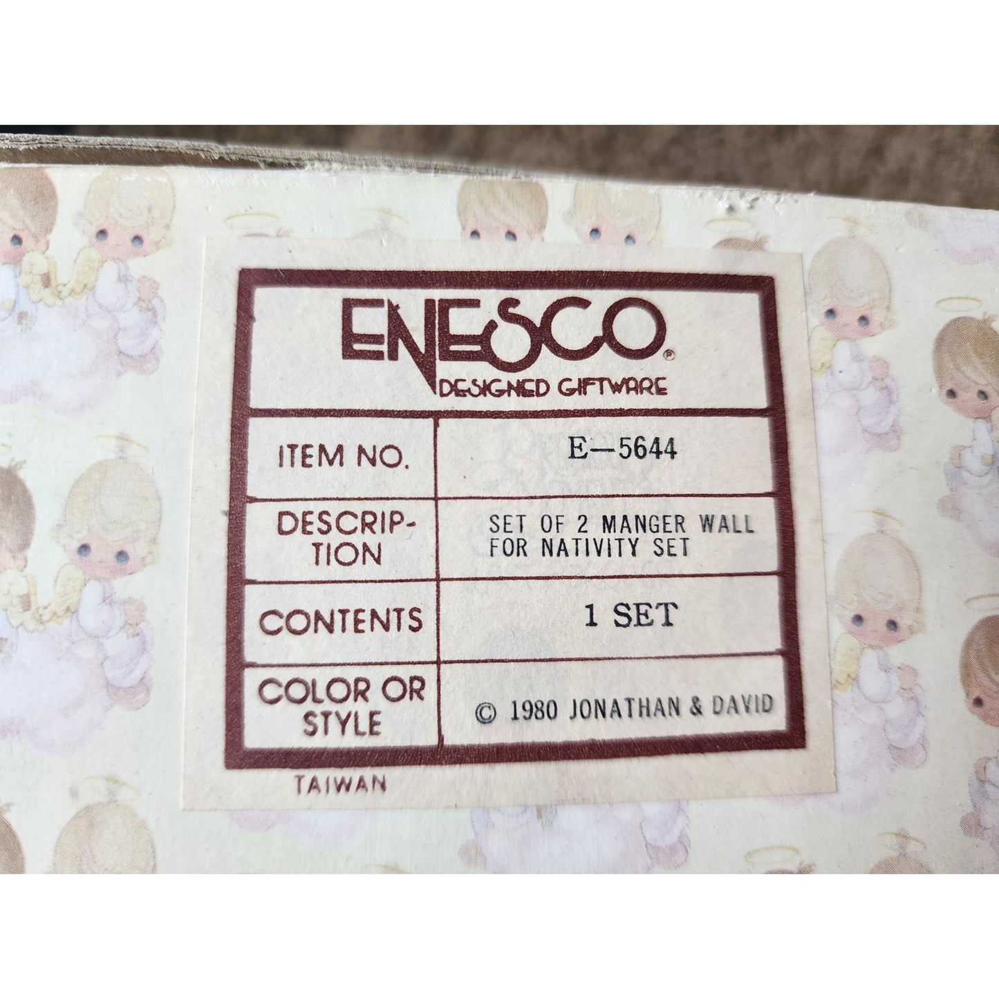 Precious Moments They Followed The Star & Manger Wall Set Nativity E-5641 E-5644