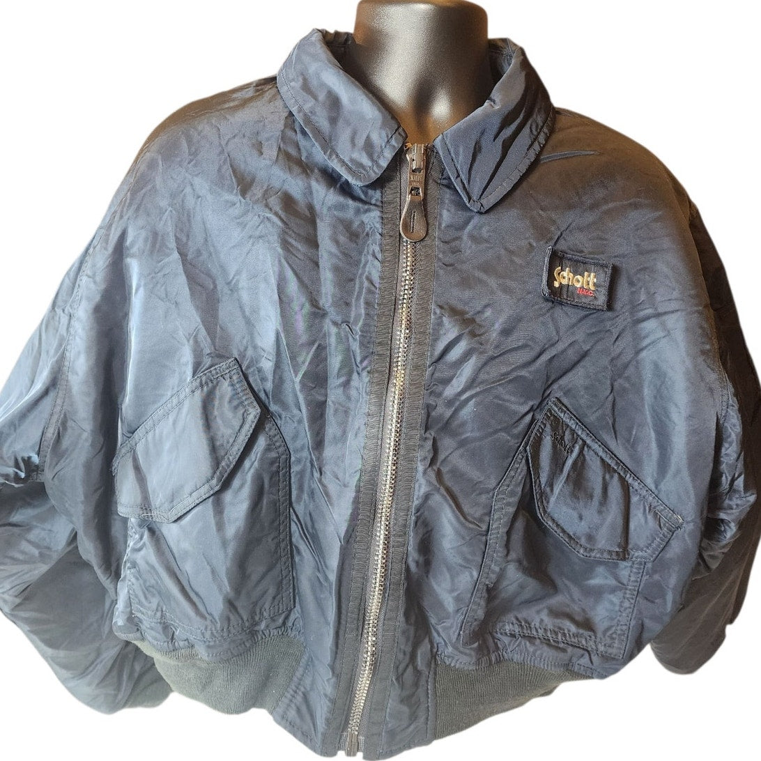Schott CWU-R Flight Jacket Large Military Bomber Intermediat Flyer USAF Aviation