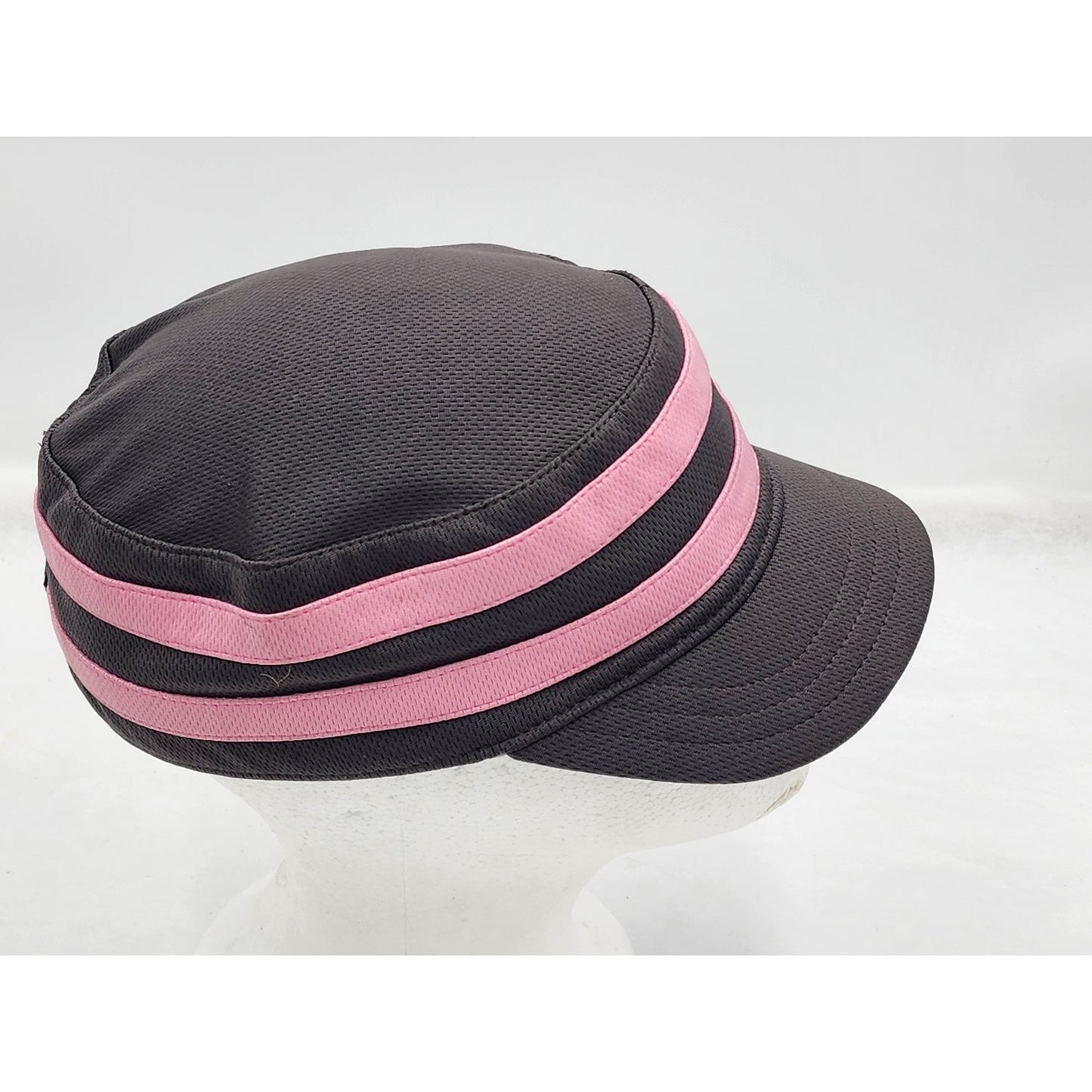 Under Armour Military Cadet Hat Womens Hap Sports Athletic Gray Pink Running