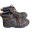 Caterpillar Work Boots Mens 10.5 Brown Leather Steel Toe Safety Oil Resistant