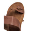Steve Madden Sandals Womens 9 ABIA Shoes Brown Faux Leather Slip On Summer