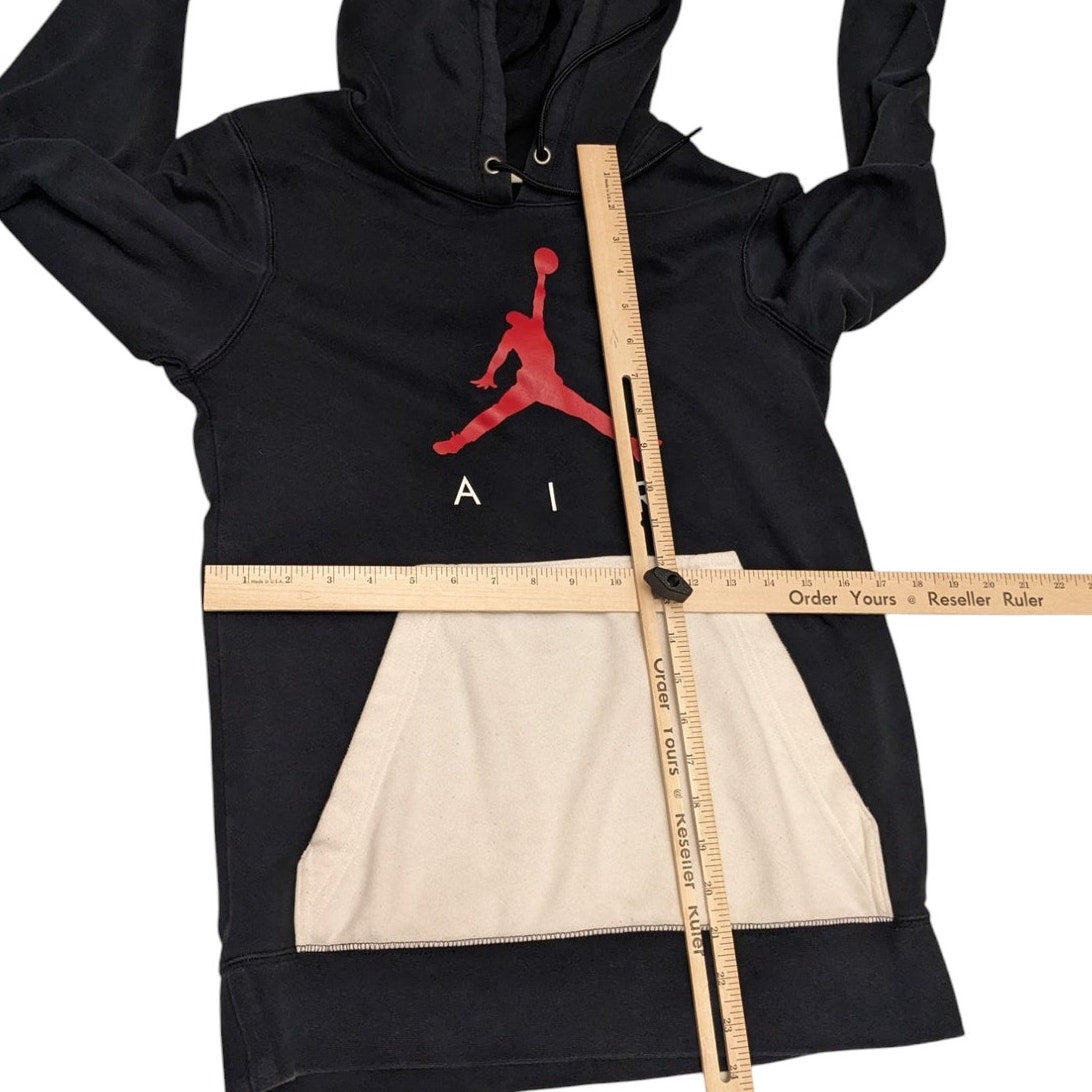 Nike Jordan Air Hoodie Womens Small Pullover Sweatshirt Jumpman Kangaroo Pocket