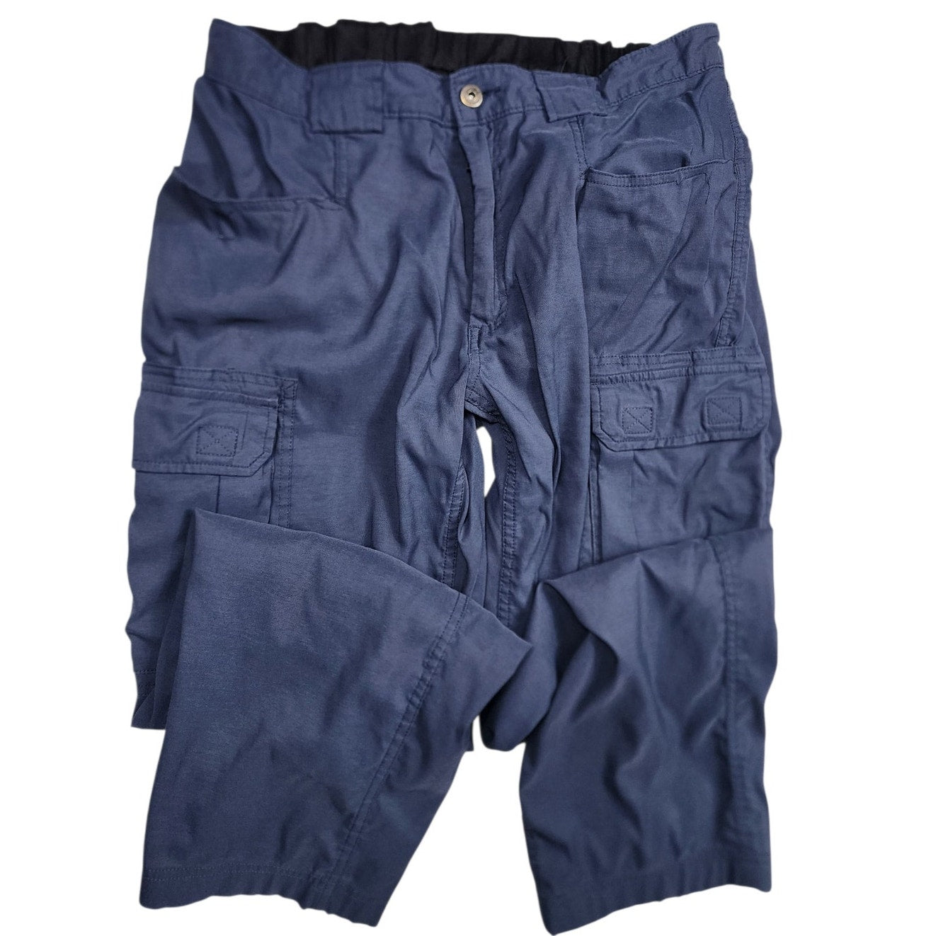 Duluth Trading Pants Mens Lx30 Workwear Blue Utility Cargo Durable Outdoor