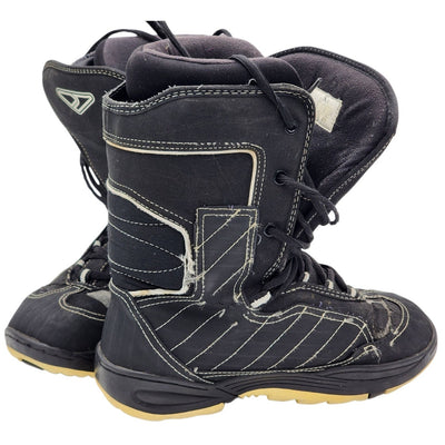 FXR Boots Mens 9 Black Rugged Winter Sport Footwear Lace Up Snowmobile