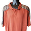 Guide Gear Polo Shirt Men 3XL Camo Shoulder Rust Orange Performance Hunting Golf