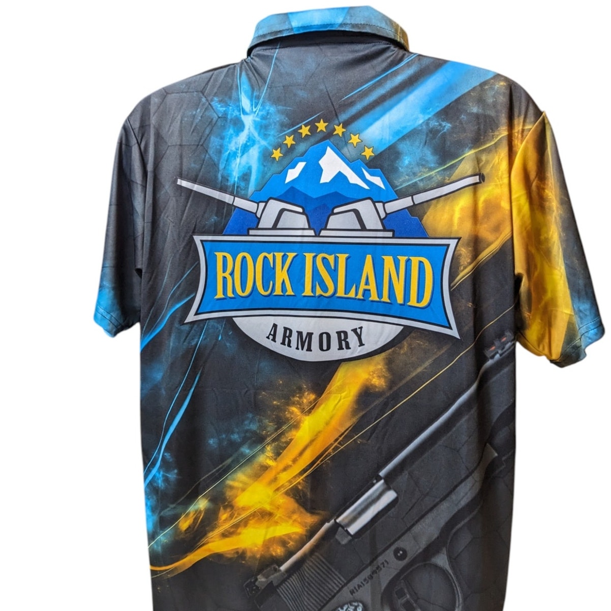Rock Island Armory Shirt Armscor Men XL Polo Shooting Range Lock N Load Tactical