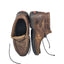 Justin Boots Mens 10M Chukka Leather Oil Slip Resistant Lace Up Rugged Distress