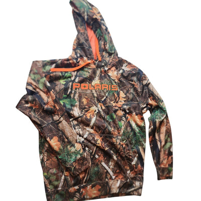 Polaris Camo Hoodie Large Pursuit Hunting Pullover Sweatshirt Fleece Gorpcore
