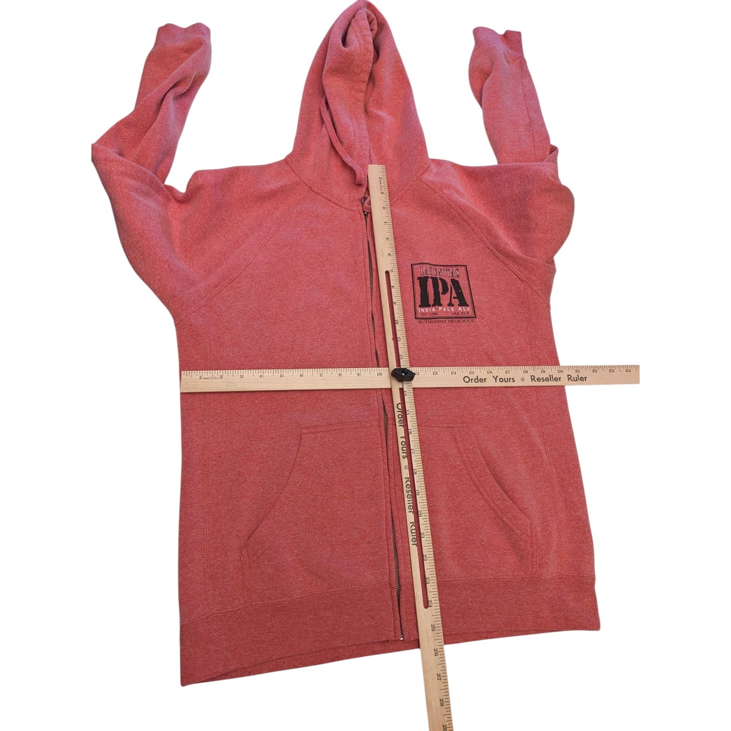 Lagunitas IPA Hoodie Independent Trading Co Mens Small Full Zip Beer Graphic