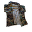 Woodland Camo Combat Shirt Jacket Mens Large Short Army Field Coat Tactical
