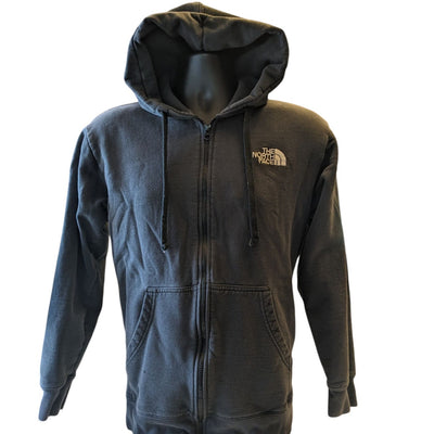 North Face Hoodie Mens Large Logo Sweatshirt Full Zip Drawstring Kangaroo Pocket