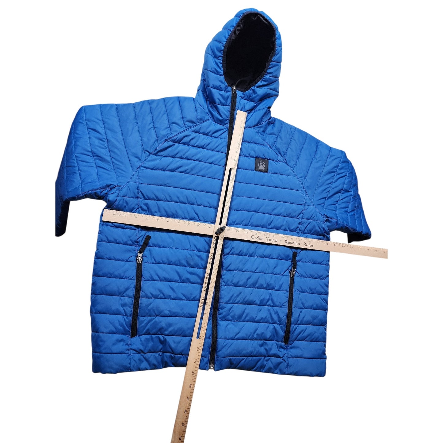 Duluth Trading Alaskan Hardgear Puffer Jacket Mens Large Hooded Quilted Gorpcore