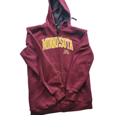 Pro Player Hoodie University Minnesota Golden Gophers Medium Sweatshirt Fleece