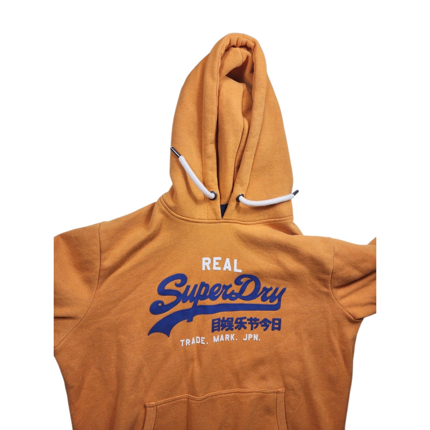 Superdry Hoodie Mens XL Womens 2XL Real Japan Sweatshirt Fleece Kangaroo Pocket