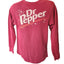 Dr Pepper Thermal Long Sleeve Shirt Men Small Women Medium Soda Waffle Knit Y2K
