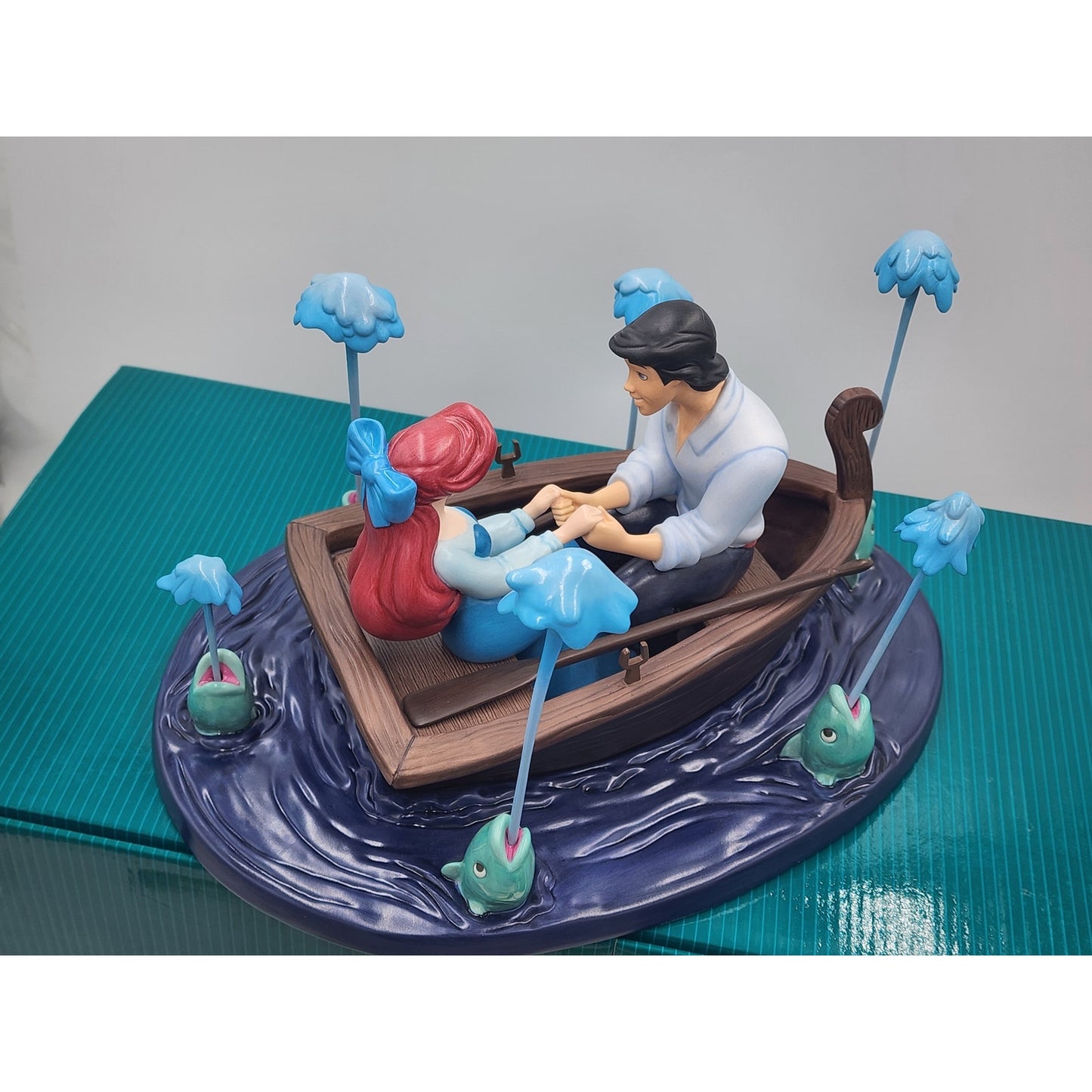 WDCC Little Mermaid Kiss the Girl Figurine Ariel Eric LE COA Box Vintage Disney