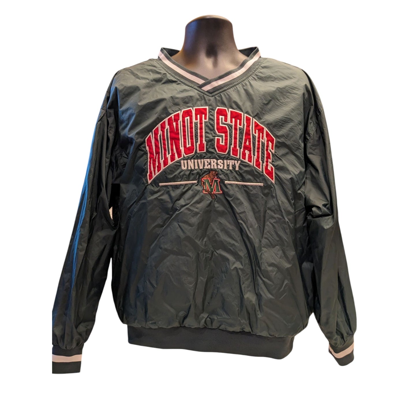 Sport Tek Minot State University Pullover Jacket Men XL Windbreaker North Dakota