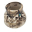 Native American Horsehair Pottery Vase Signed Navajo Turquoise Southwest 4.5"