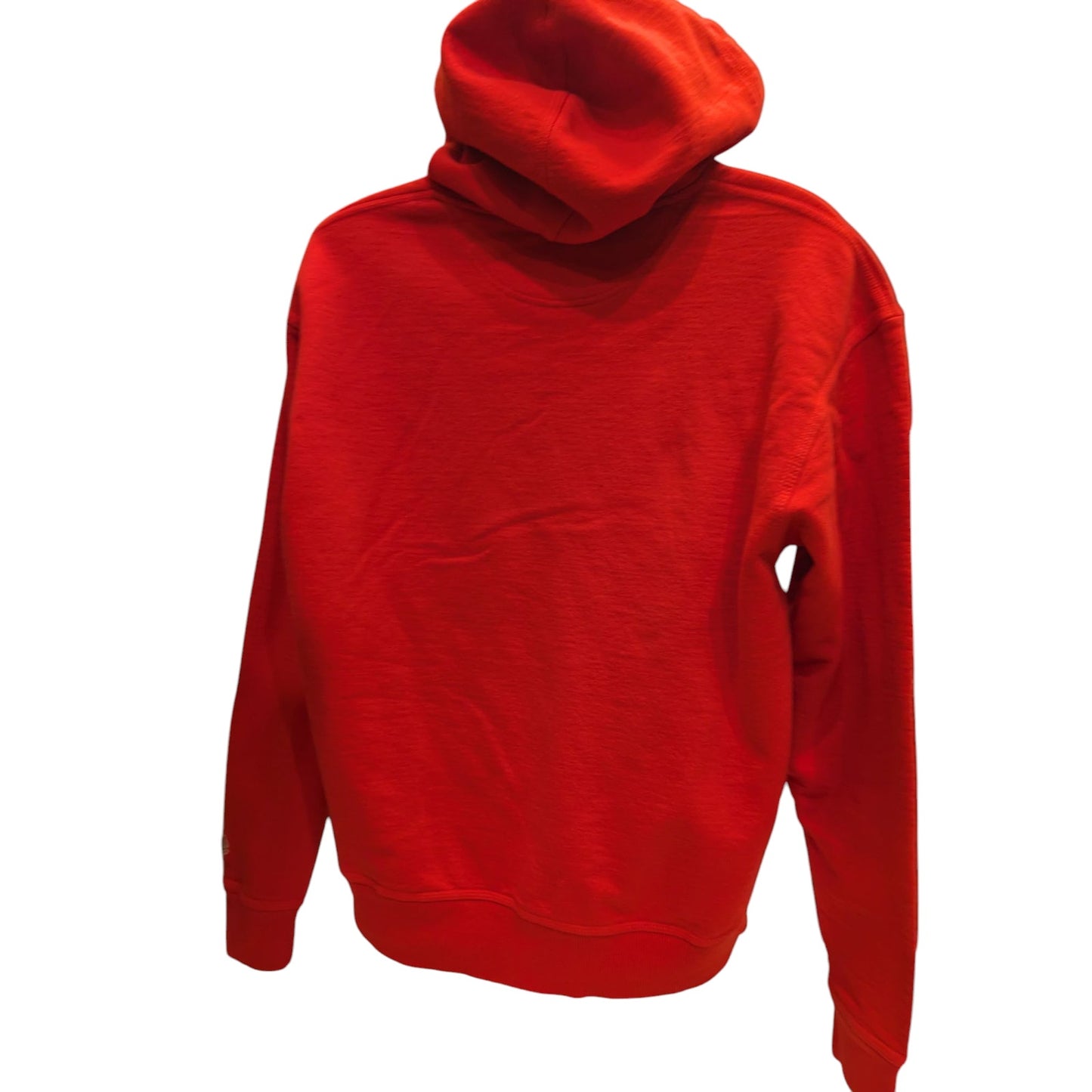 Champion Hoodie Mens Large Red Athleticwear Logo Pullover Sweatshirt Kangaroo