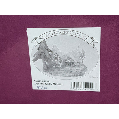 WDCC Disney Enchanted Place Seven Dwarf Cottage Snow White Dopey Vintage Box COA