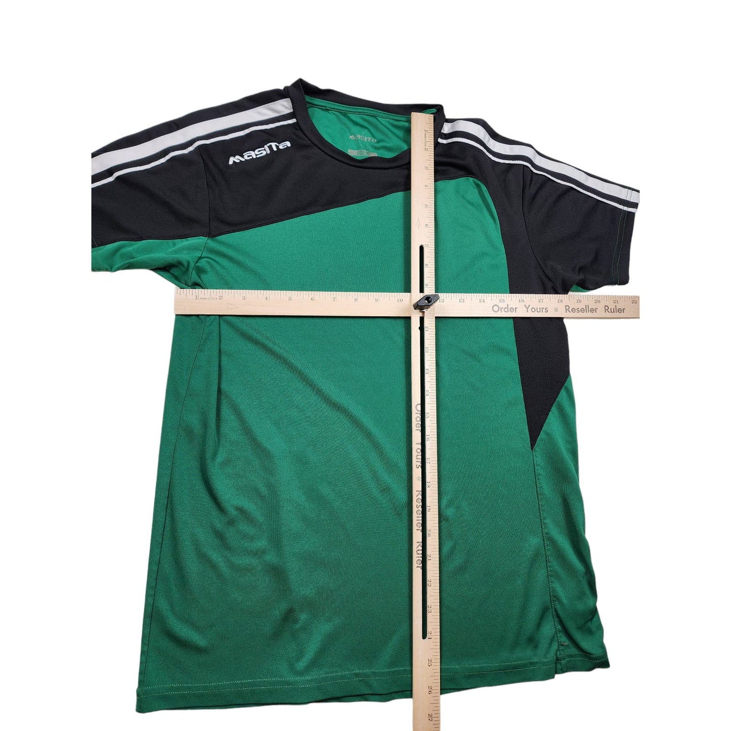 Masita Activewear Shirt Mens Medium Soccer Short Sleeve Breathable Lightweight