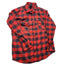 Burton Flannel Shirt Mens Large Red Black Buffalo Plaid Button Lumberjack Skate