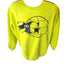 Sniper Gang Sweatshirt Men XL Women 2XL Safety Green Streetwear Pullover Hip Hop