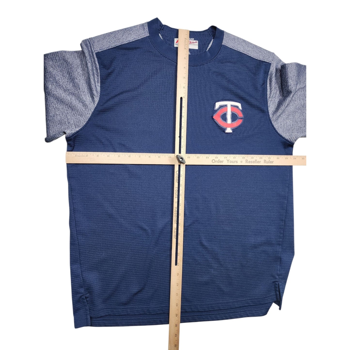 Majestic MLB Minnesota Twins Pullover Shirt Mens XL Long Sleeve Thermabase