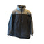PX Clothing Jacket Mens 3XLT Hooded Puffer Full Zip Gray Black Colorblock Hoodie