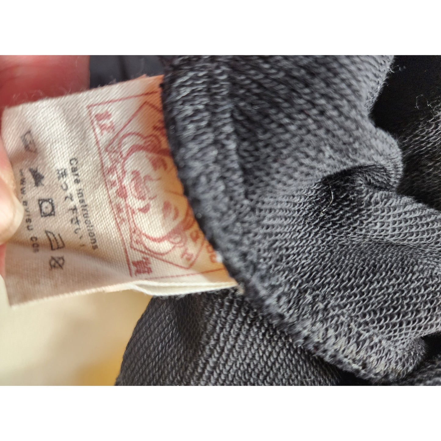 EVISU Heritage Custom XL Sweatpants Red Daicock Graphic Logo Streetwear Joggers