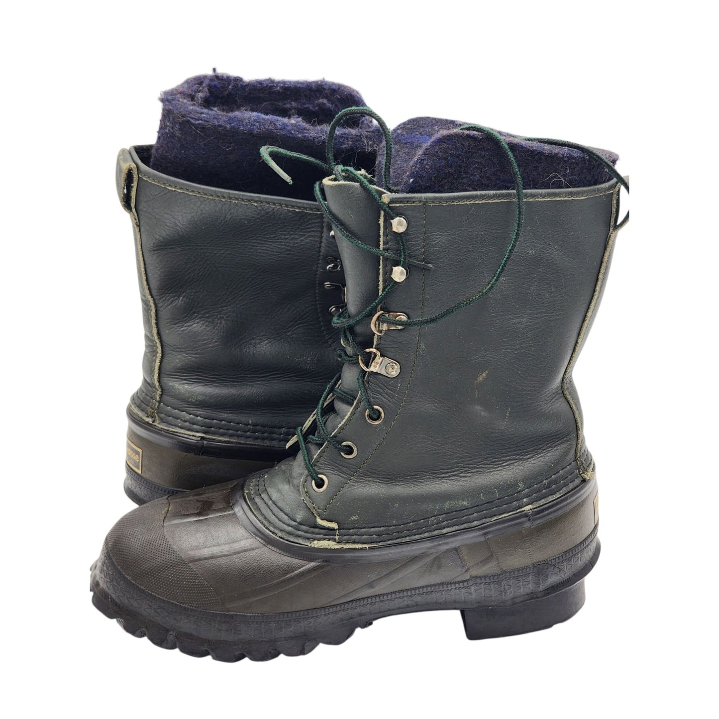 LaCrosse Outdoorsman Insulated Rubber Hunt Boots 7 USA Steel Shank Duck Winter