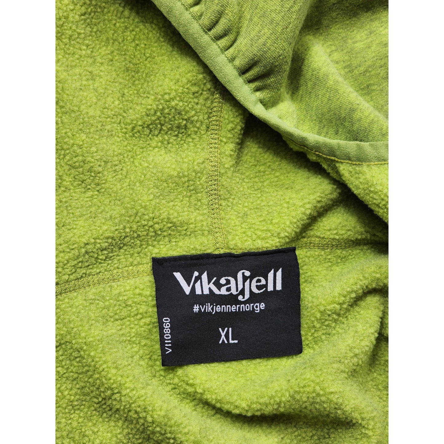 Vikafjell Norway Hoodie Womens XL Zip Fleece Hiking Jacket Gorpcore Norwegian