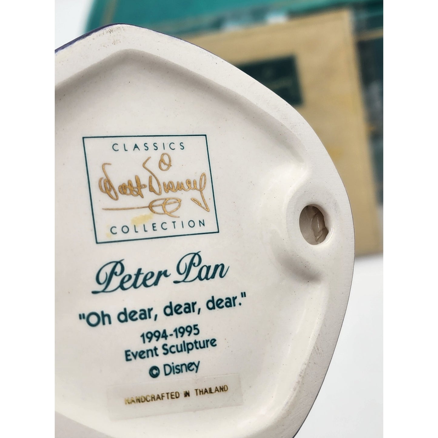 WDCC Peter Pan Mr. Smee Figurine Oh Dear Dear Dear 90s Vintage Retired COA Box