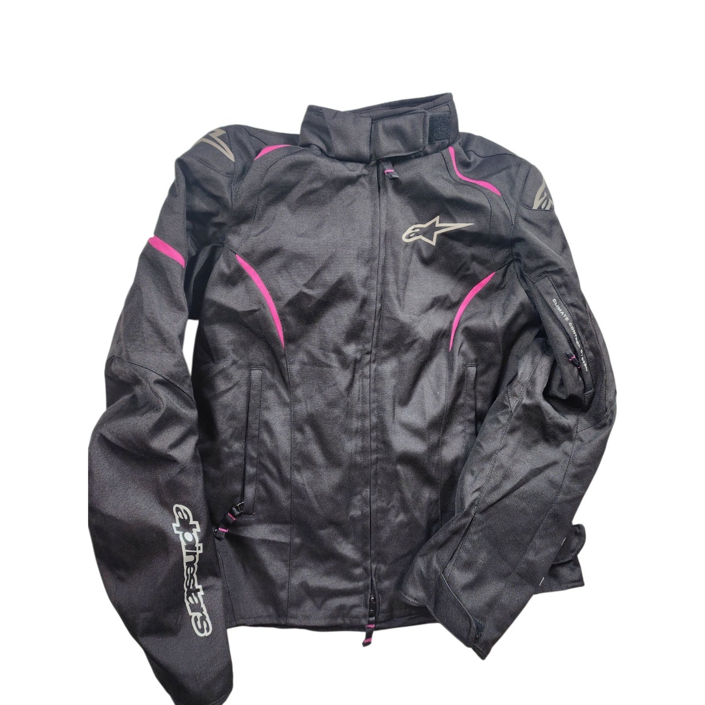 Alpinestars Motorcycle Jacket Womens Medium Stella Textile Riding Armor Climate