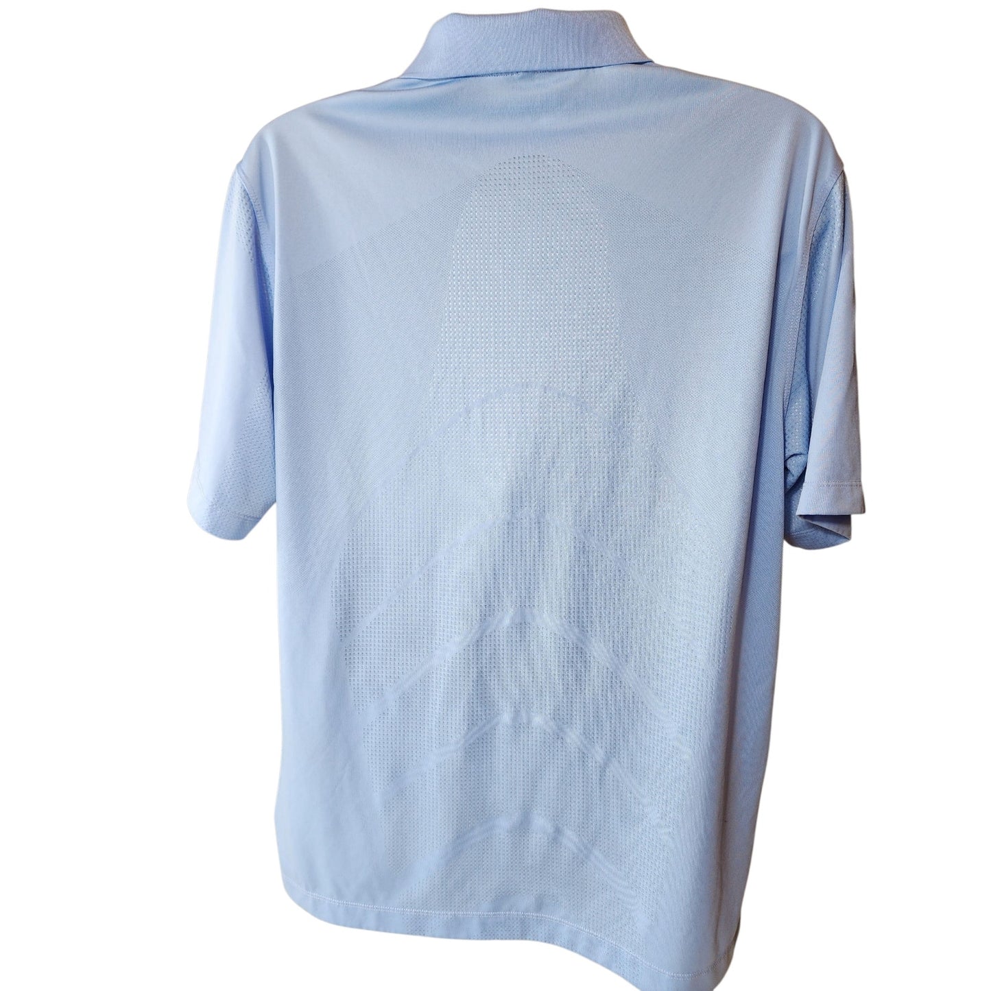 Nike Golf Dri-Fit Tour Polo Shirt Mens Large Light Blue Athletic Lightweight