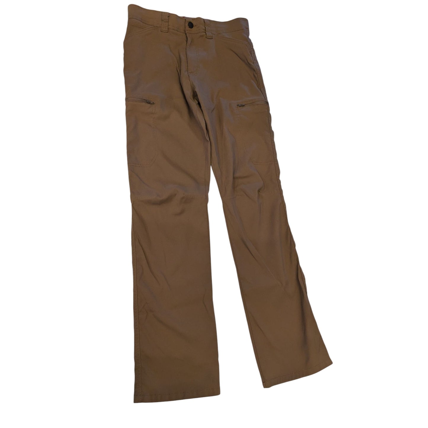 Wrangler Pants Mens 29x30 Outdoor Cargo Brown Workwear Utility Stretch Hiking
