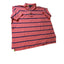 U.S. Polo Assn. Coral Polo Shirt Mens 3XLT Striped Short Sleeve Cotton Classic