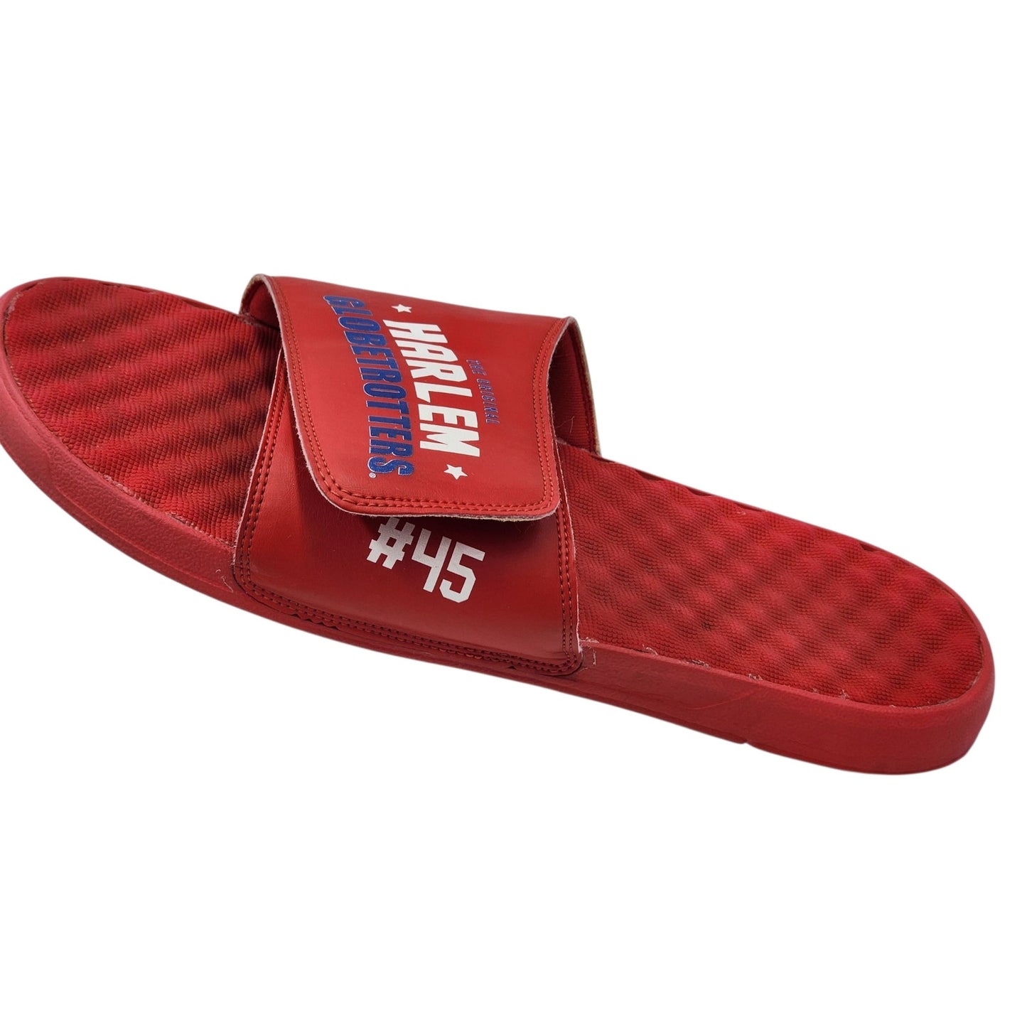 Harlem Globetrotters iSlide Sandals Men 14-15 Basketball Team #45 Rare 475433-11