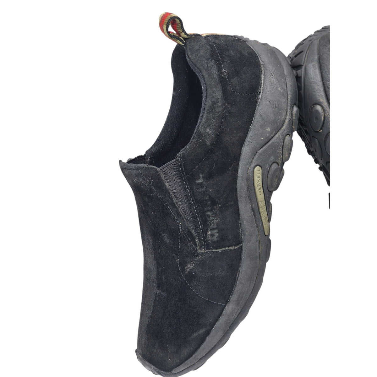 Merrell Jungle Moc Womens 8 Black Suede Slip On Shoes Hiking Outdoor Gorpcore