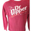 Dr Pepper Thermal Long Sleeve Shirt Men Small Women Medium Soda Waffle Knit Y2K