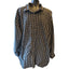 Van Heusen Studio Shirt Mens 3XLT Button Up Long Sleeve Cotton Plaid Blue Gray