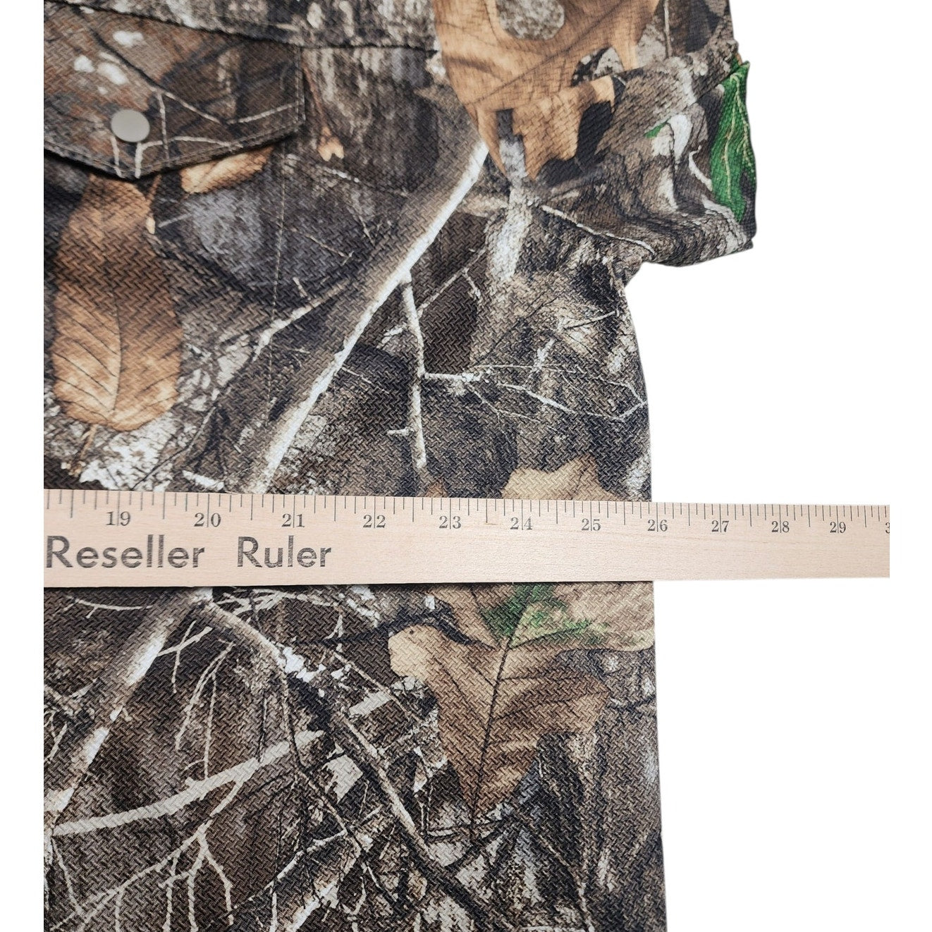 Shield Series Men 2XL Camo Hunting Shirt Long Sleeve Button Up Realtree Edge Top