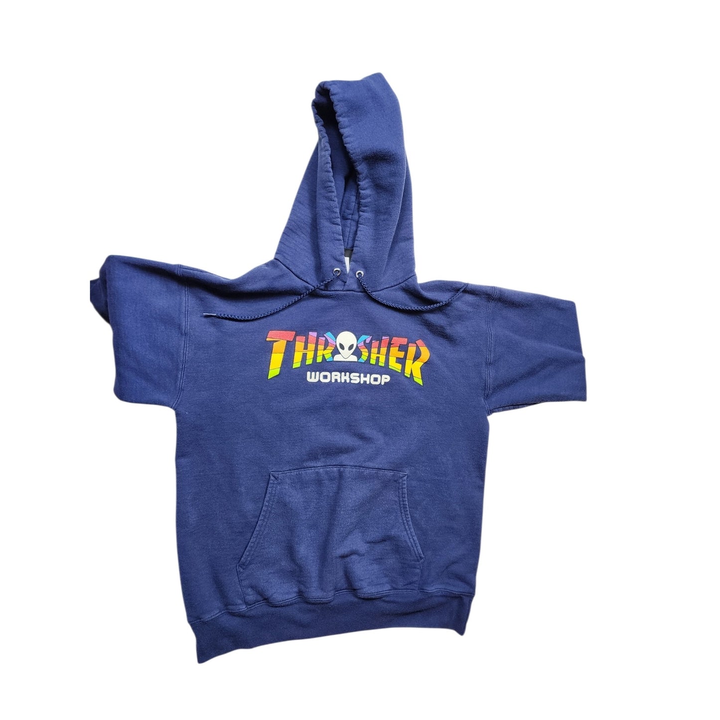 Thrasher Workshop Hoodie Alien Graphic Pullover Small Skate Street Sweatshirt