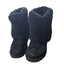 UGG Australia Womens 8 Black Shearling Winter Boots Suede Fur Lined Warm 100679