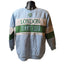 Vinyl Icons London Tennis Club Sweatshirt Women Large Colorblock Crewneck Sporty