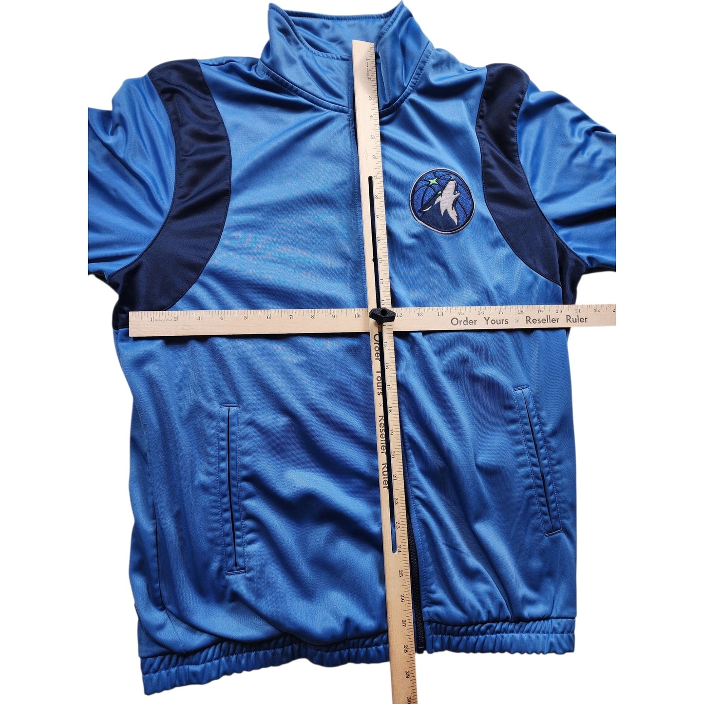 NBA Minnesota Timberwolves G-III Sports by Carl Banks Large Zip Track Jacket