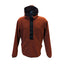 North Face Hoodie Mens Medium Pullover Fleece Jacket Rust Brown Kangaroo Pocket