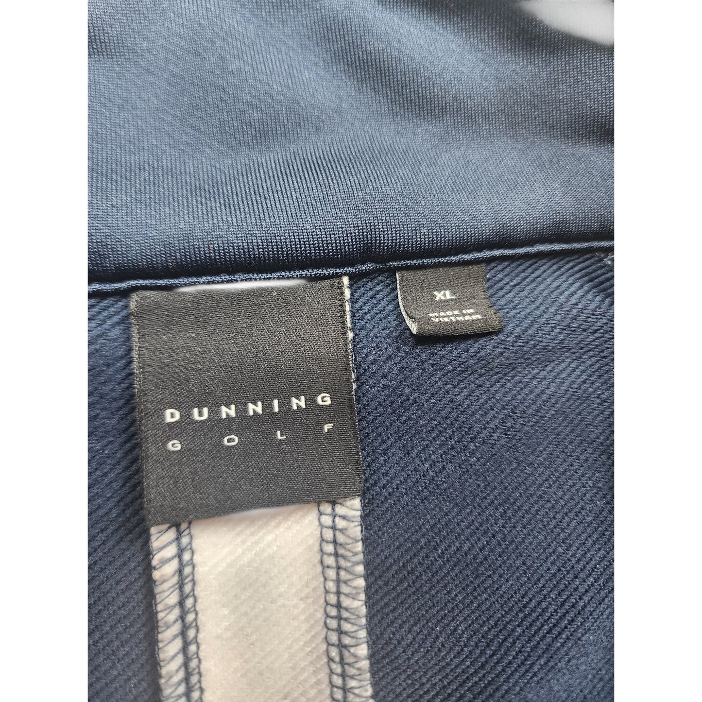 Dunning Golf Pullover Mens XL Zip Athletic Stretch Performance Jacket Sweatshirt