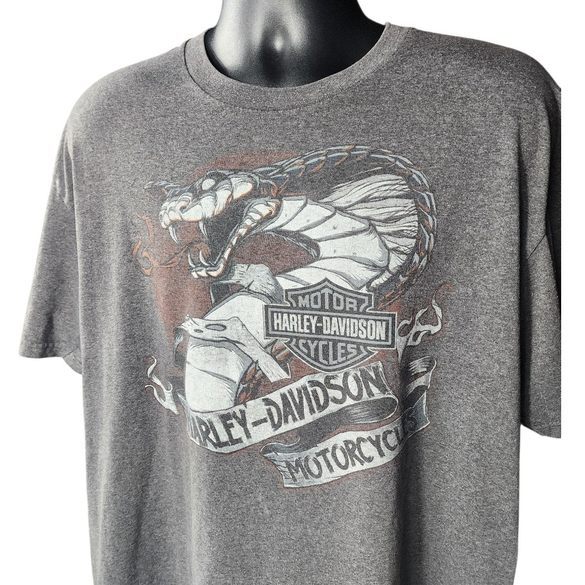 Harley Davidson T Shirt Mens XL Graphic Scottsdale Arizona Dragon Tee Biker Moto