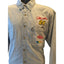 Vintage Jeff Gordon #24 DuPont Racing Mens XL Denim Button Up Shirt NASCAR